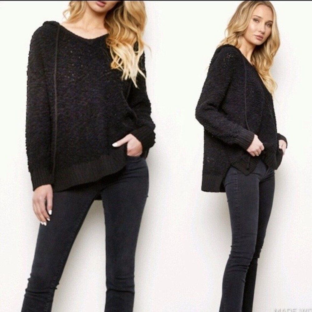 Young Fabulous & Broke Popcorn Hoodie in Black S/M